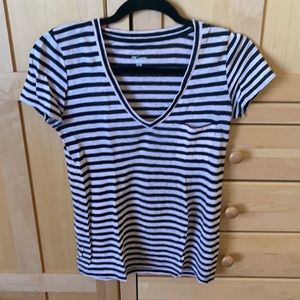 J.Crew 100% Linen Striped Tee | Lightweight Summer Basic XXS